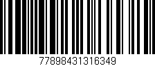 Código de barras (EAN, GTIN, SKU, ISBN): '77898431316349'