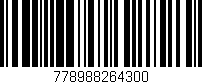 Código de barras (EAN, GTIN, SKU, ISBN): '778988264300'