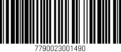Código de barras (EAN, GTIN, SKU, ISBN): '7790023001490'