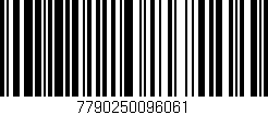 Código de barras (EAN, GTIN, SKU, ISBN): '7790250096061'