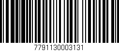 Código de barras (EAN, GTIN, SKU, ISBN): '7791130003131'