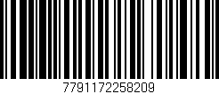 Código de barras (EAN, GTIN, SKU, ISBN): '7791172258209'