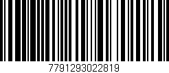 Código de barras (EAN, GTIN, SKU, ISBN): '7791293022819'