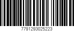 Código de barras (EAN, GTIN, SKU, ISBN): '7791293025223'