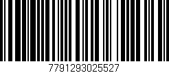 Código de barras (EAN, GTIN, SKU, ISBN): '7791293025527'