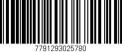 Código de barras (EAN, GTIN, SKU, ISBN): '7791293025780'