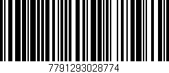 Código de barras (EAN, GTIN, SKU, ISBN): '7791293028774'