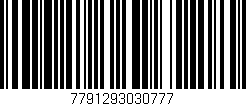 Código de barras (EAN, GTIN, SKU, ISBN): '7791293030777'