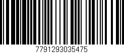 Código de barras (EAN, GTIN, SKU, ISBN): '7791293035475'