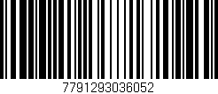 Código de barras (EAN, GTIN, SKU, ISBN): '7791293036052'