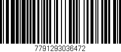 Código de barras (EAN, GTIN, SKU, ISBN): '7791293036472'