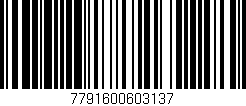 Código de barras (EAN, GTIN, SKU, ISBN): '7791600603137'