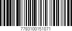 Código de barras (EAN, GTIN, SKU, ISBN): '7793100151071'