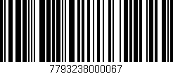 Código de barras (EAN, GTIN, SKU, ISBN): '7793238000067'
