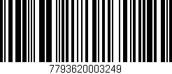 Código de barras (EAN, GTIN, SKU, ISBN): '7793620003249'