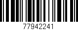 Código de barras (EAN, GTIN, SKU, ISBN): '77942241'