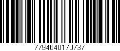 Código de barras (EAN, GTIN, SKU, ISBN): '7794640170737'
