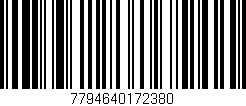 Código de barras (EAN, GTIN, SKU, ISBN): '7794640172380'