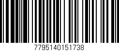 Código de barras (EAN, GTIN, SKU, ISBN): '7795140151738'