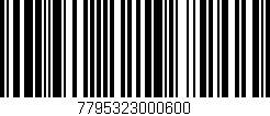 Código de barras (EAN, GTIN, SKU, ISBN): '7795323000600'