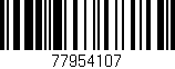 Código de barras (EAN, GTIN, SKU, ISBN): '77954107'