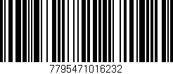 Código de barras (EAN, GTIN, SKU, ISBN): '7795471016232'
