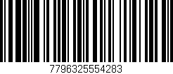 Código de barras (EAN, GTIN, SKU, ISBN): '7796325554283'