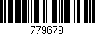 Código de barras (EAN, GTIN, SKU, ISBN): '779679'