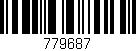 Código de barras (EAN, GTIN, SKU, ISBN): '779687'