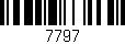 Código de barras (EAN, GTIN, SKU, ISBN): '7797'