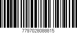 Código de barras (EAN, GTIN, SKU, ISBN): '7797028088815'