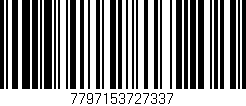 Código de barras (EAN, GTIN, SKU, ISBN): '7797153727337'