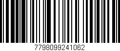 Código de barras (EAN, GTIN, SKU, ISBN): '7798099241062'