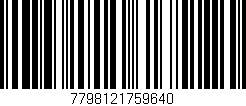 Código de barras (EAN, GTIN, SKU, ISBN): '7798121759640'