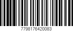 Código de barras (EAN, GTIN, SKU, ISBN): '7798176420083'