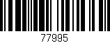 Código de barras (EAN, GTIN, SKU, ISBN): '77995'