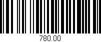 Código de barras (EAN, GTIN, SKU, ISBN): '780.00'