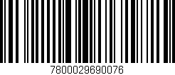 Código de barras (EAN, GTIN, SKU, ISBN): '7800029690076'