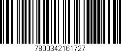 Código de barras (EAN, GTIN, SKU, ISBN): '7800342161727'