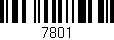 Código de barras (EAN, GTIN, SKU, ISBN): '7801'