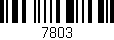 Código de barras (EAN, GTIN, SKU, ISBN): '7803'