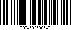 Código de barras (EAN, GTIN, SKU, ISBN): '7804603530543'