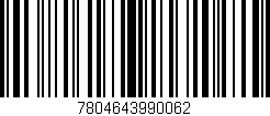 Código de barras (EAN, GTIN, SKU, ISBN): '7804643990062'