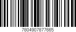 Código de barras (EAN, GTIN, SKU, ISBN): '7804907877665'