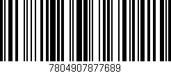Código de barras (EAN, GTIN, SKU, ISBN): '7804907877689'