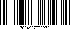 Código de barras (EAN, GTIN, SKU, ISBN): '7804907878273'