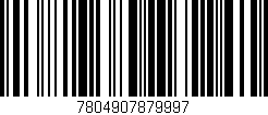 Código de barras (EAN, GTIN, SKU, ISBN): '7804907879997'