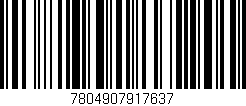 Código de barras (EAN, GTIN, SKU, ISBN): '7804907917637'