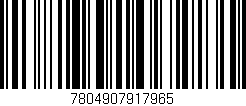 Código de barras (EAN, GTIN, SKU, ISBN): '7804907917965'