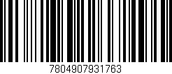Código de barras (EAN, GTIN, SKU, ISBN): '7804907931763'